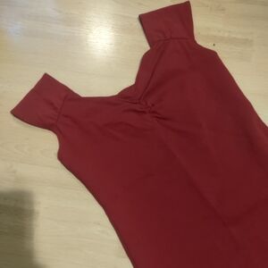 Pinup Rockabilly Red Women's Top